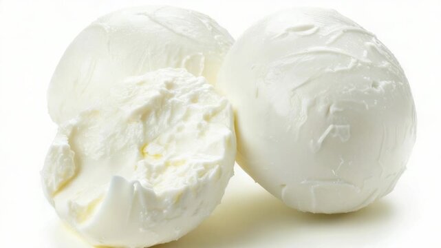 Video Two white eggs lying together on a surface