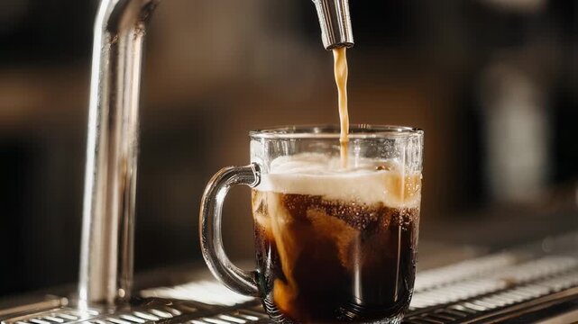 Crafting the Perfect Nitro Cold Brew - A Refreshing Coffee Experience.