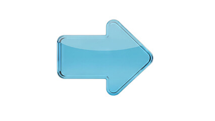 Sleek blue arrow indicates direction, perfect for modern web navigation