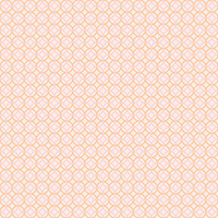 Geometric Pattern in Peach and Cream