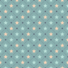 Pastel Star Pattern Background