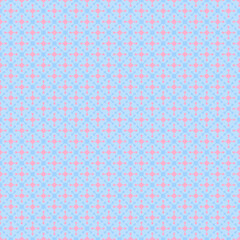 Pastel Pink and Blue Geometric Pattern