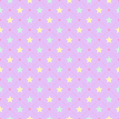 Pastel Star Pattern Background