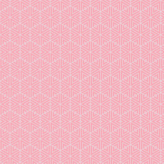 Geometric Pink and White Pattern