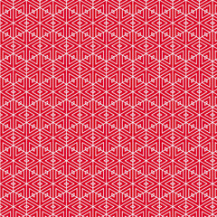 Red Geometric Pattern Background
