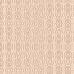 Geometric Pattern in Beige Tones