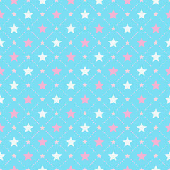 Pastel Star Pattern Background