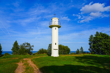 Ninak&uuml;la Lighthouse in Nina village on the shores of Lake Peipus in the Peipsi&auml;&auml;re rural municipality of Eastern Estonia