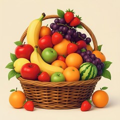 fruits and fruit basket