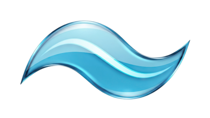 Modern abstract blue waves, dynamic energy and creative motion design
