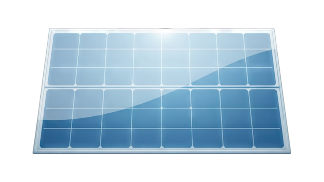 Clean energy solution with modern solar panel design for sustainability - Powered by Adobe