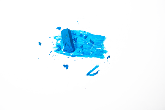 Colorful Chalk Sticks: Exploring the Color Spectrum in an Art Project That Delves into Color Theory and Creative Expression on Transparent Background.