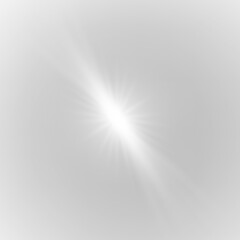 A crisp white sparkle star appears as a sharp radiant point with soft outer lighting. Subtle glare...