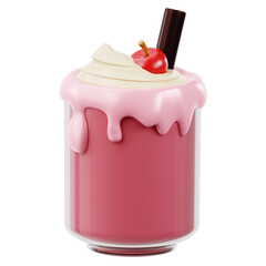 vector illustration of a smoothie