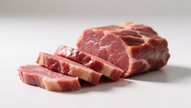 Fleisch Rindfleisch isoliert auf transparentem Hintergrund.