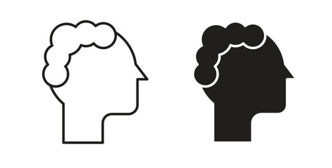 Hair washing icon vector design. icon doodle hand drawn.