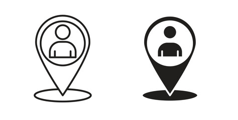 Fototapeta premium Placement icon vector design. icon doodle hand drawn.