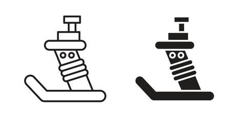 Rammer icon vector design. icon doodle hand drawn.