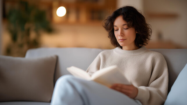 A person sitting in a cozy reading nook forcing themselves to finish a challenging book, highlighter in hand, refusing to give up halfway — intellectual discipline, personal challenge, and