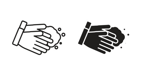 Sanitize hands icon vector design. icon doodle hand drawn.