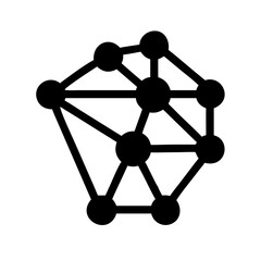 NEURAL MAP AI BRAIN NETWORK DATA VISUALIZATION ICON SET
