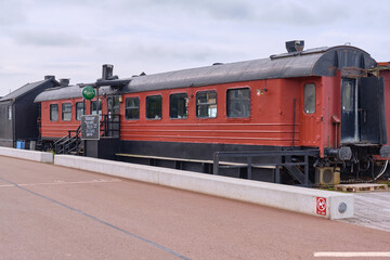 Red Train Car Restaurant Helsingborg