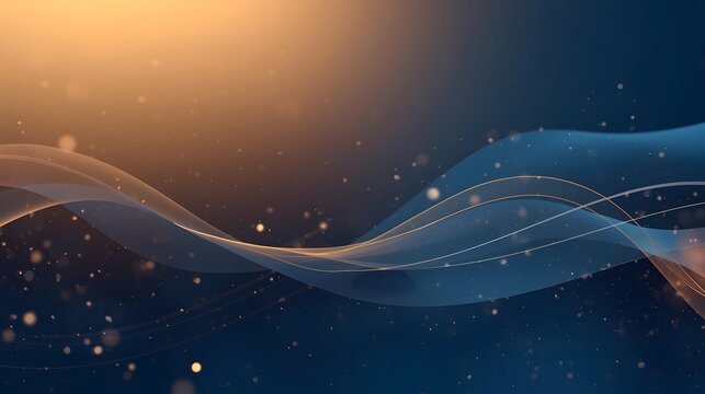 Abstract Waves of Energy: A dynamic composition of flowing abstract shapes evokes a sense of fluid motion and cosmic energy. The gradient background transitions seamlessly.