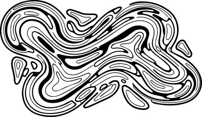 Dynamic flowing lines create a mesmerizing abstract pattern perfect for modern design projects, adding visual interest and movement.