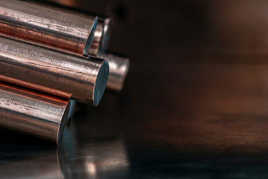 Metallurgical industry products, steel rods with copper coating for the power industry
