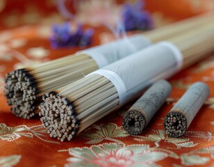 Aromatic incense sticks offer calm meditation and spiritual balance, perfect for creating a peaceful ambiance and inviting wellness into your home or spa