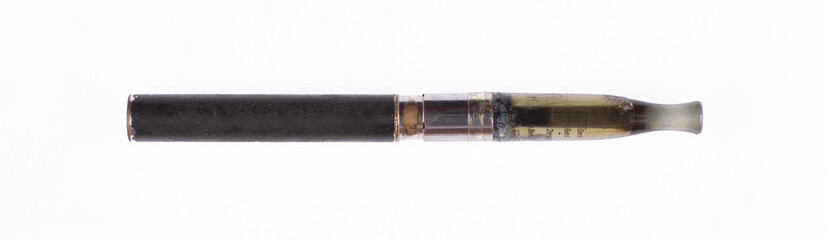 Electronic smoking pipe isolated on white background