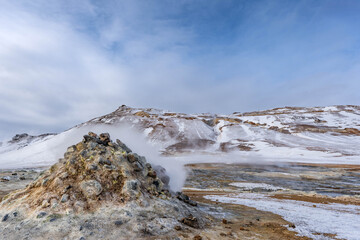 Icelandic landscapes, Where fire meets ice