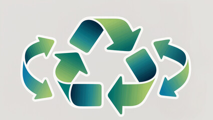 Fototapeta premium Sustainable symbols promote eco-friendly practices in everyday life