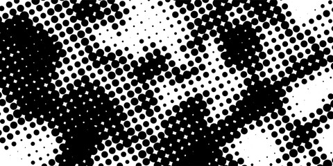 Background with monochrome dot texture. Polka dot pattern template. modern creative trendy design