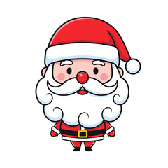 Charming vector illustration of a jolly festive winter character, perfect for holiday greetings and seasonal graphic designs