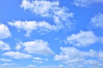 Fototapeta premium Wonderful New Zealand clean and clear blue sky with some cloud. Makes great for a sky replacement.