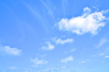 Wonderful New Zealand clean and clear blue sky with some cloud. Makes great for a sky replacement.
