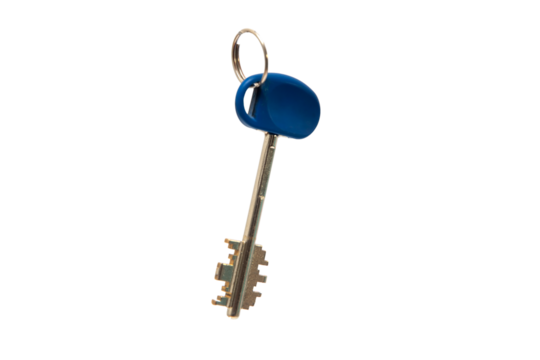 Key isolated on white