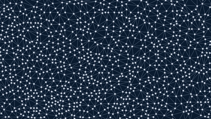 Modern Low Poly Network Background with Connecting Dots and Lines