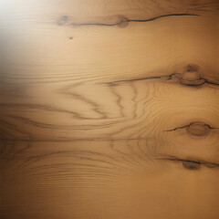 Natural light brown wood grain texture with knots, abstract wooden surface background.