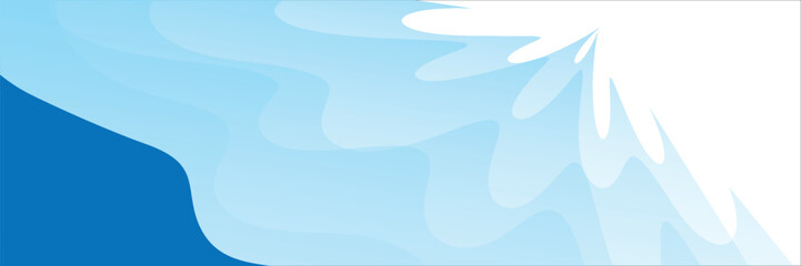 water wavy splash shape blue and white, sea waves, landscape water ripple for background, illustration eps 10.