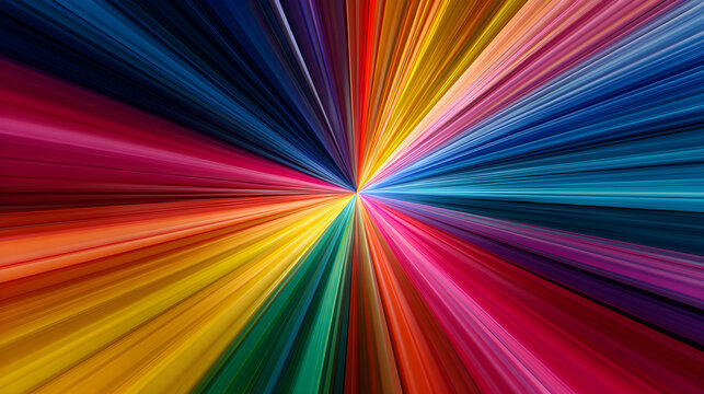 Stunning burst of vibrant colors creates a dynamic, energetic backdrop for creative projects and modern presentations