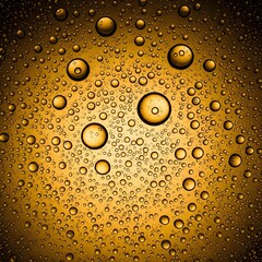 Water Drops on a Reflective Surface