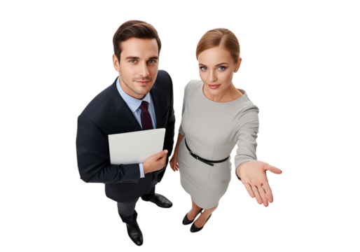 Client welcome support team inviting visitors to start service enrollment process and request information about corporate account setup or office tour with direct personal assistance