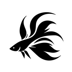 Naklejka premium fish tattoo vector