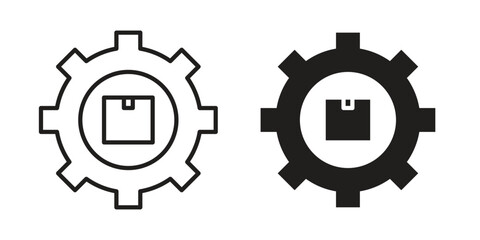 Product development icon symbol. Classic flat and linr style