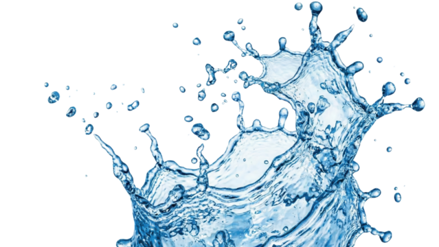 Aqua Bloom: A vibrant splash of water bursts forth, creating a mesmerizing display of liquid dynamics and refreshing clarity. Capturing the essence of purity and movement.