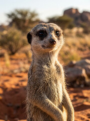 Fototapeta premium meerkat on guard