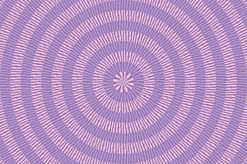 Hypnotic optical illusion pattern with concentric circles
Abstract radial background with pink and purple wavy lines