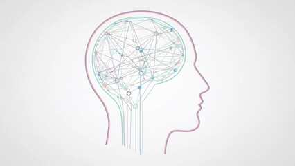 Connected Thought A Conceptual Illustration of Human Brain Network and Neural Connections